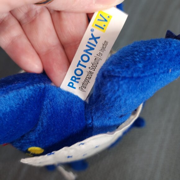 Protonix IV Monster Medical Medicine Advertising Promotional Plush Stuffed Anima - Picture 4 of 6